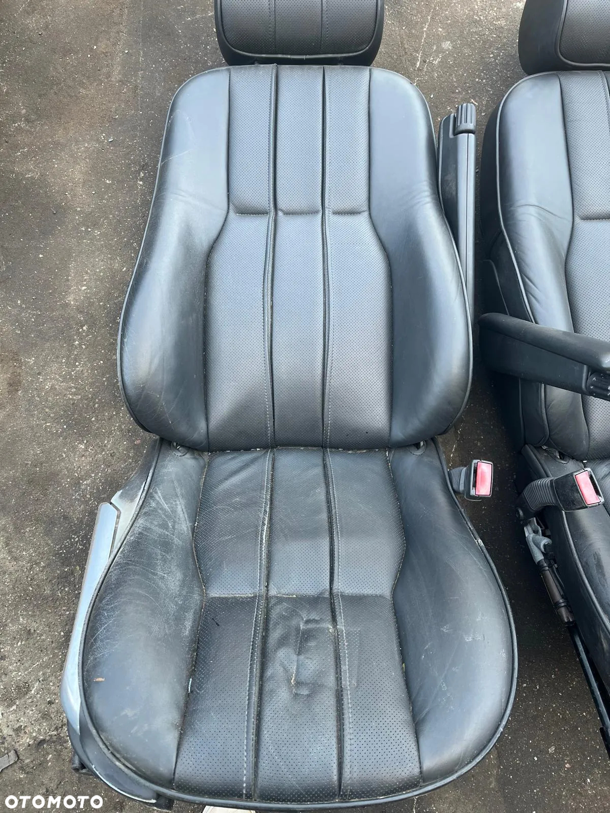 Fotele przednie lewy prawy skórzane Range Rover LM L322 Vogue - 3