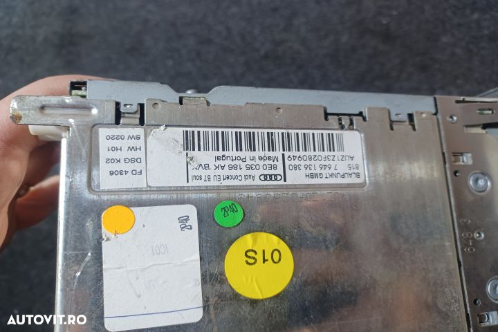Radio cd 8E0035186AK CU COD Audi A4 B7 [2004 - 2008] Avant wagon 5-us - 4