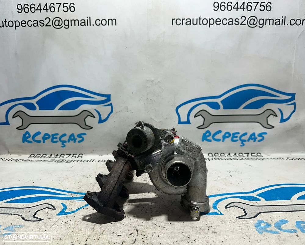 .Turbo Completo Original PSA Peugeot Citroen 1.6 HDI 90cv TD025S2-06T4 9657603780 - 2