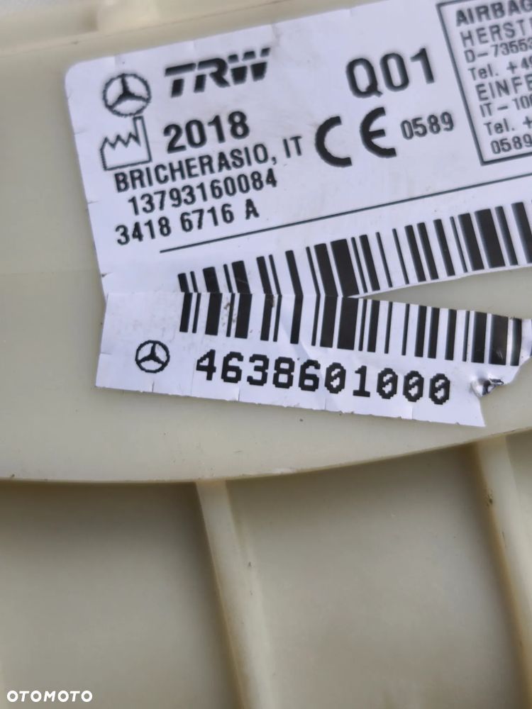 Poduszka airbag pasażera Mercedes G-klasa w463 4638601000 - 4