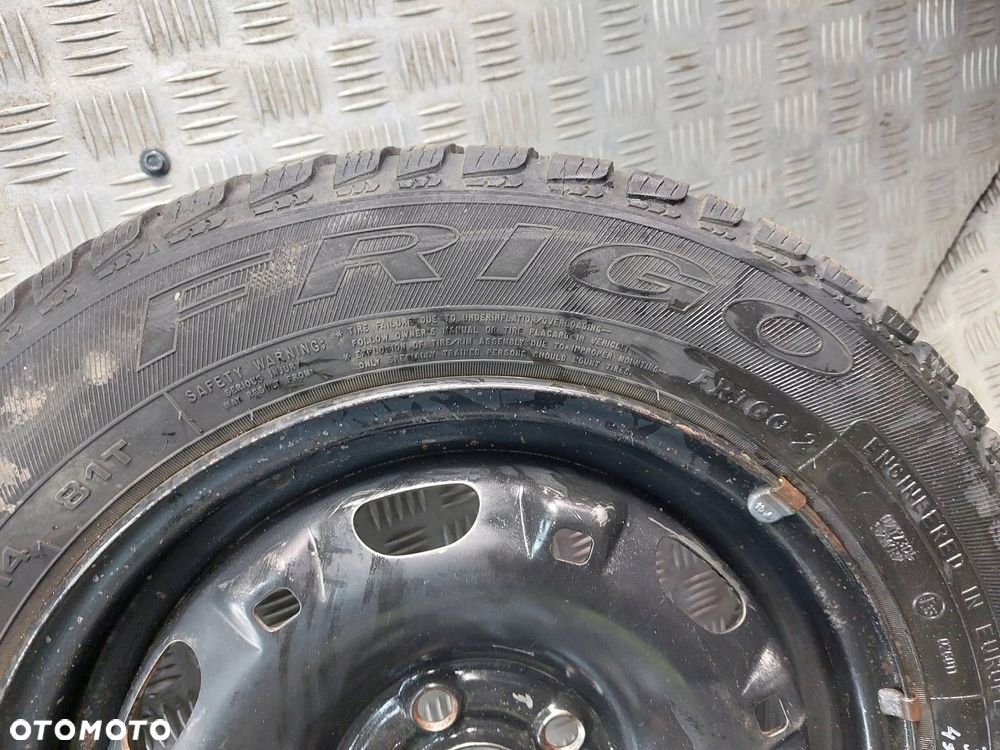 KOŁA FELGI OPONY ZIMOWE 4 SZT 5x100 5Jx14 165/70R14 SEAT VW SKODA AUDI - 9