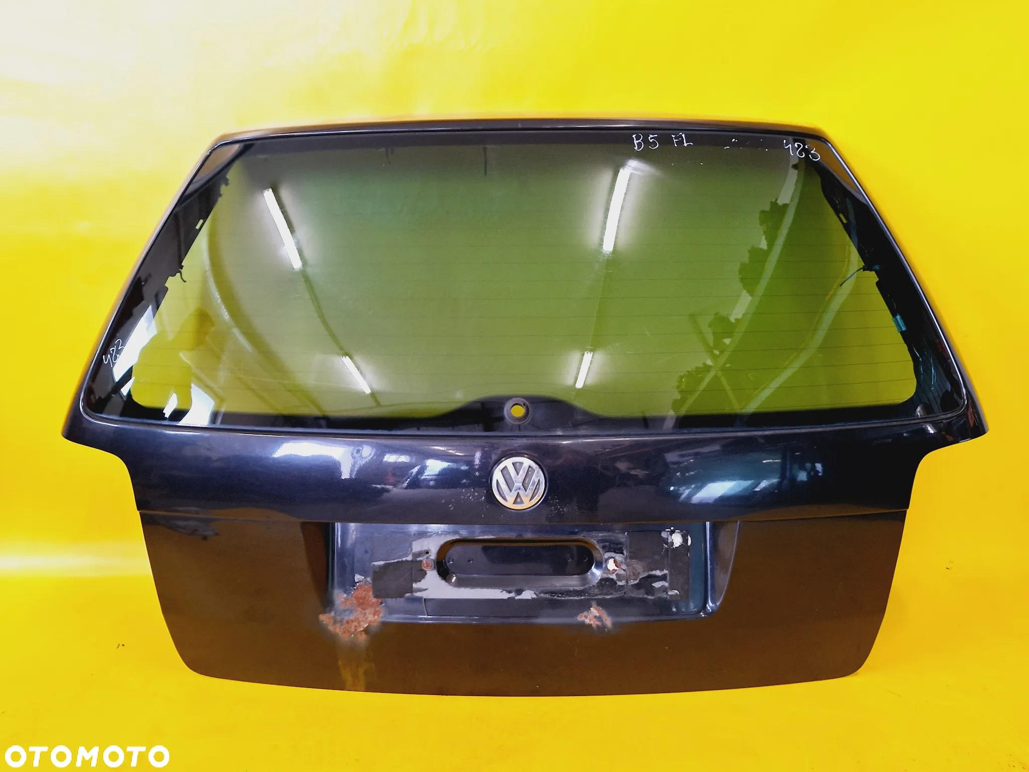 KLAPA SZYBA TYŁ TYLNA POKRYWA BAGAŻNIKA KLAPA SZYBA BAGAŻNIKA TYŁ VW PASSAT B5 KOMBI LIFT FL 00-05 LAK: LC9Z NR458 - 2