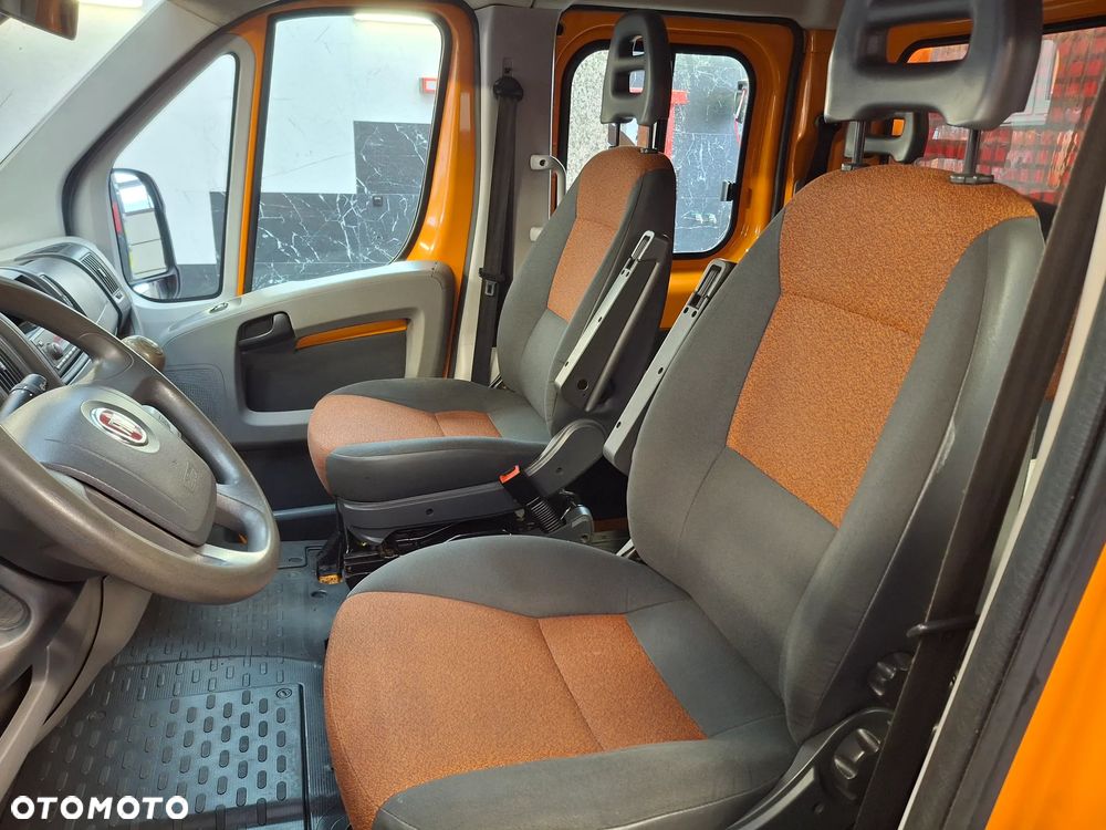 Fiat Ducato Doka Brygadówka Skrzynia Plandeka Oświetlenie Ostrzegawcze Pomarańczowy Służba Drogowa Autostradowa Hak 2010 Rok Ogrzewanie Postojowe Webasto - 15
