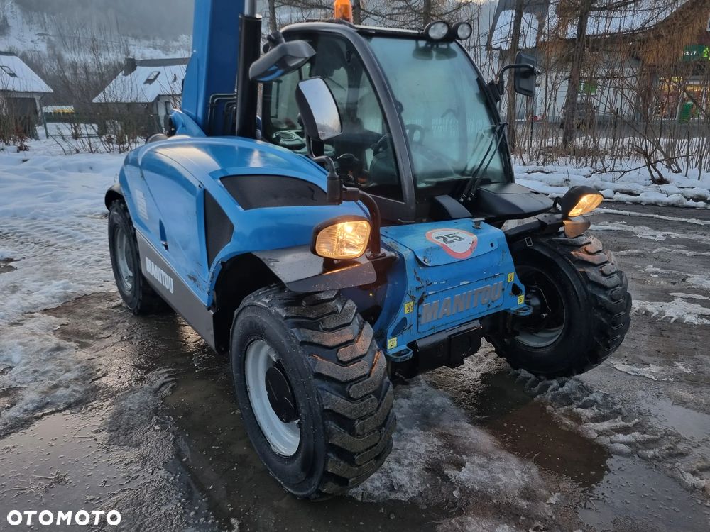 Manitou MT625 Ładowarka Teleskopowa 6 metrów Udzwig 2,5t Jak Nowa z Salonu Import Norwegia 2015r przebieg tylko 2200h Łyżka i widły! Silnik Kubota 4cylindry. Mocny 80 Km. ZERO ZUŻYCIA ORYGINAŁ Bez luzów i wycieków. BEZ DPF. Mocniejszy silnik od modelu 625 EASY!! - 17