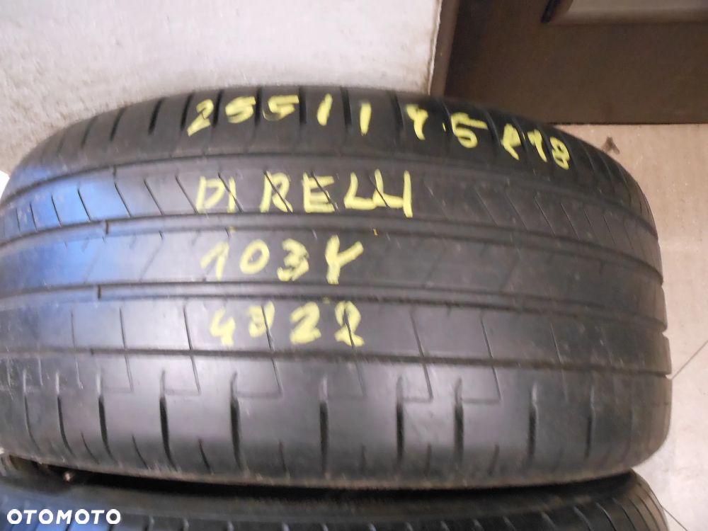 Opony 255/45r18 pirelli p zero tm I * 5,5mm lato para - 2