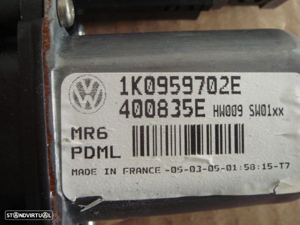 Motor De Elevador Fr Esq Volkswagen Golf V (1K1) - 2