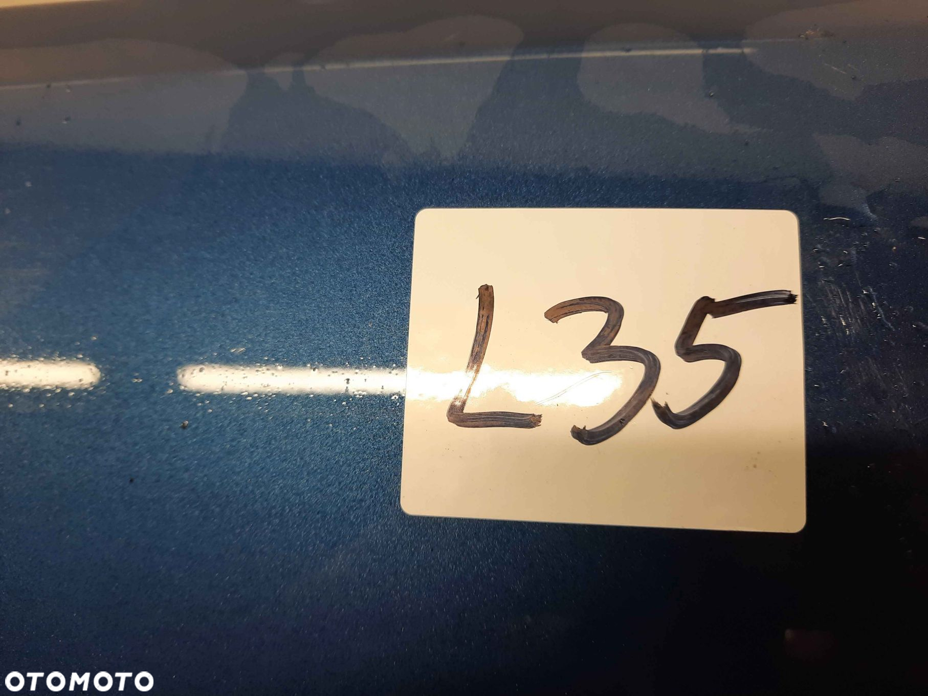 } ZDERZAK TYŁ TYLNY FORD FIESTA MK.7 7 VII C9 NIEBIESKI - 2