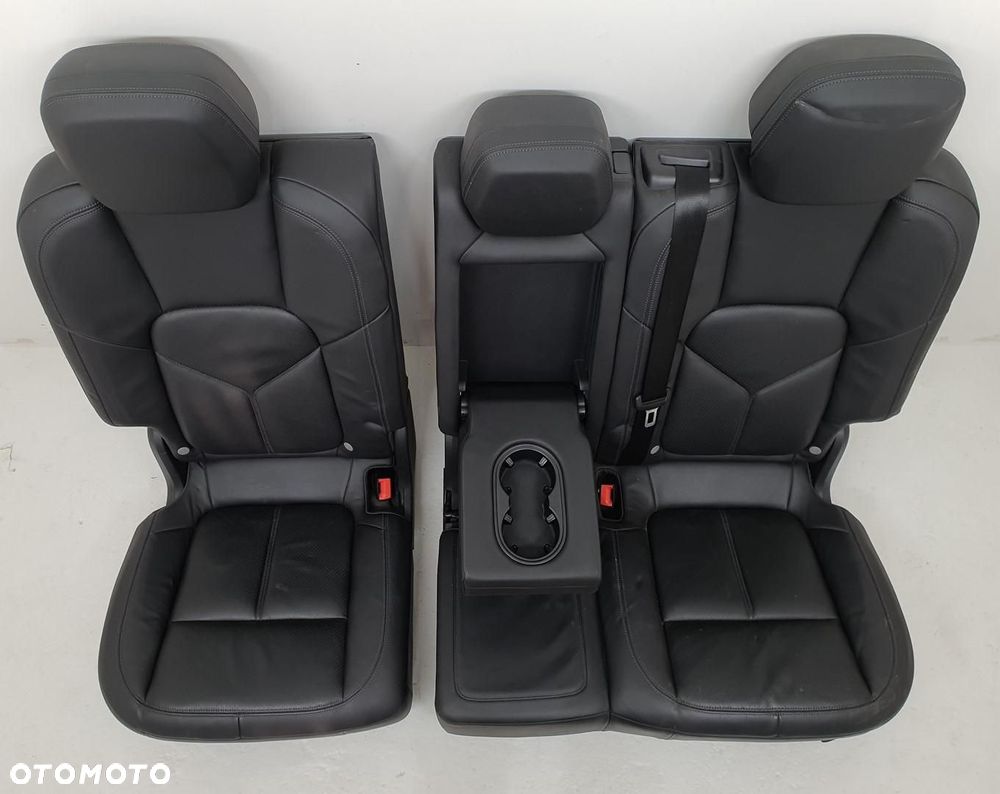 KANAPA TYLNA TYŁ SKÓRA PORSCHE CAYENNE II 7P5 KOMPLETNA - 11