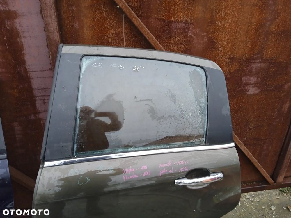 DRZWI LEWE TYLNE CITROEN C3 09-16 ZMEK KLAMKA PODNOŚNIK ELE. SZYBA KOD KOLORU RHU - 4