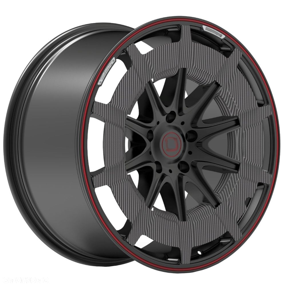 4x Kute Felgi 22 m.in. do MERCEDES G AMG W460 W461 W463 W464 G500 Brabus Carbon - LB4008 - 2