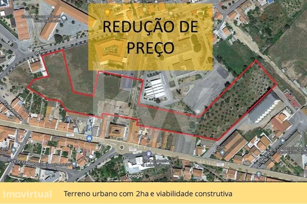 Terreno com 2ha, urbanizável, em Aljustrel. - Grande imagem: 2/17