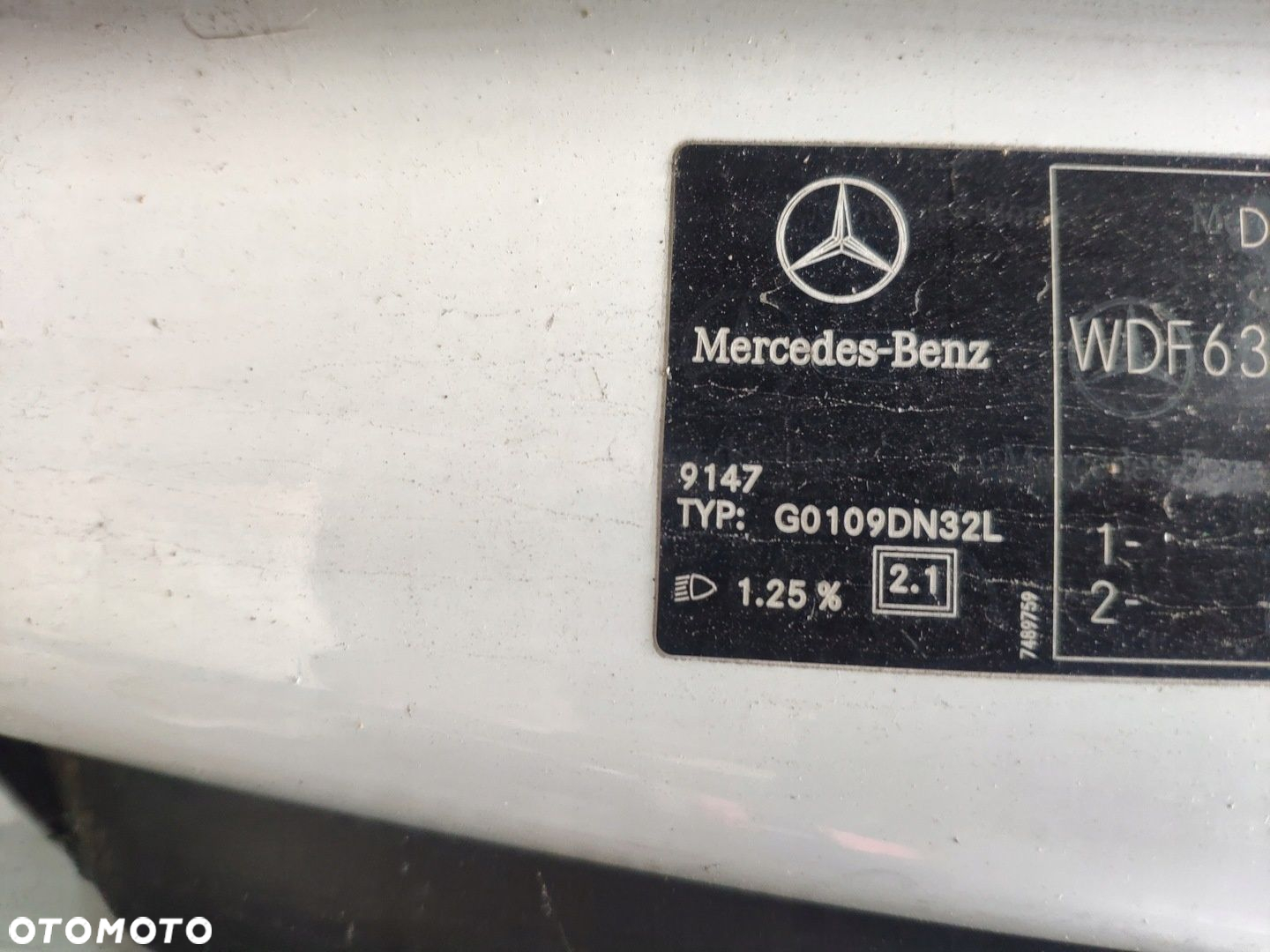 MERCEDES VITO W639 2003-2010 PRZÓD MASKA ZDERZAK BŁOTNIK LAMPA 639 - 7