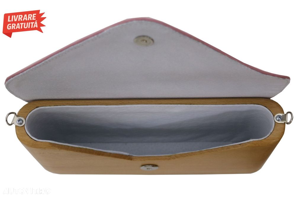 Geanta Lemnia Roz Nude- livrare gratuita - 11