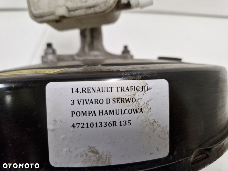 RENAULT TRAFIC III 3 VIVARO B SERWO POMPA HAMULCOWA 472101336R - 8