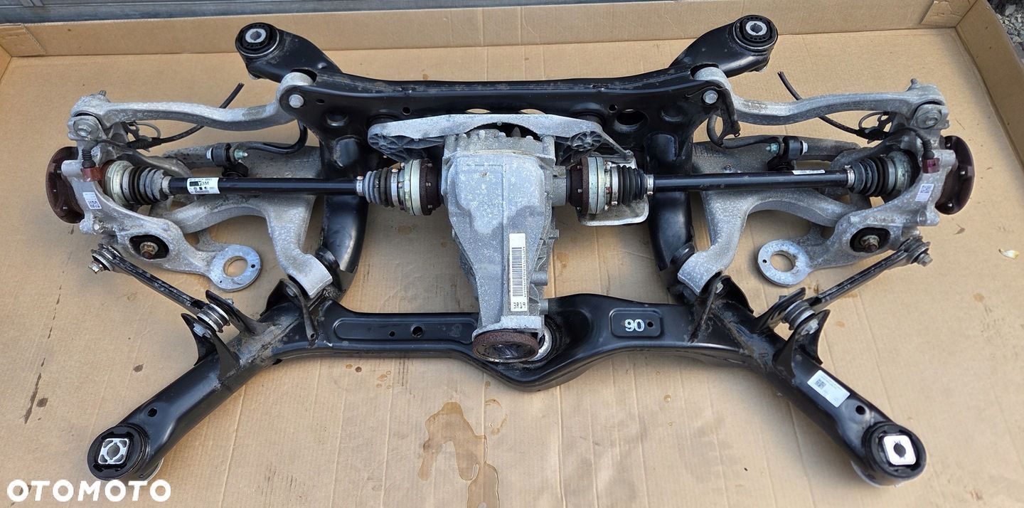 AUDI A5 8T A4 B8 LIFT SANKI WÓZEK WAHACZE ZWROTNICE ZAWIESZENIE TYŁ TYLNE - 1