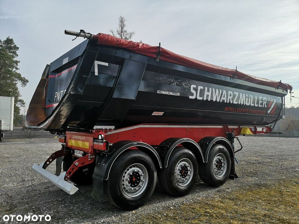 Schwarzmuller Wywrotka Stalowa 27m3 Oś Podnoszona Bardzo Dobry Stan! - 5