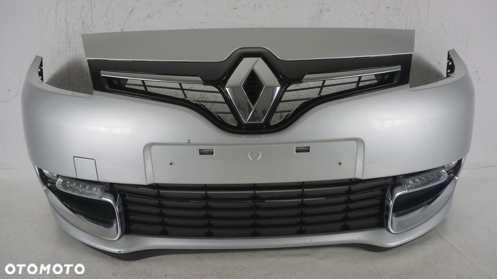 ZDERZAK PRZÓD PRZEDNI RENAULT SCENIC 3 III LIFT TED69 13-16 FL LED DRL - 1