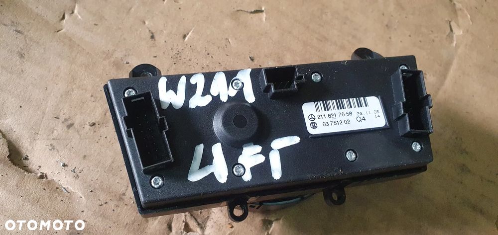 Przełącznik włącznik Parktronica PDC zawieszenia Airmatic Mercedes E-Klasa W211 2118217058 - 7