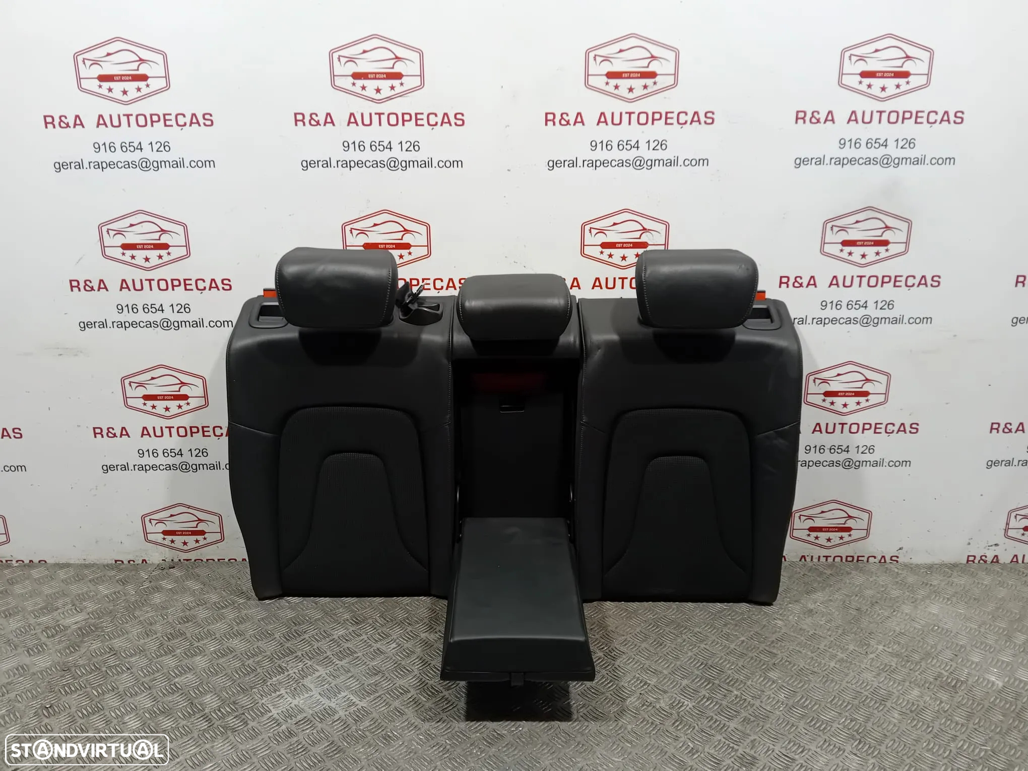 Conjunto de Bancos Audi A4 B8 Avant S Line Carrinha Pele e Tecido Originais - 18