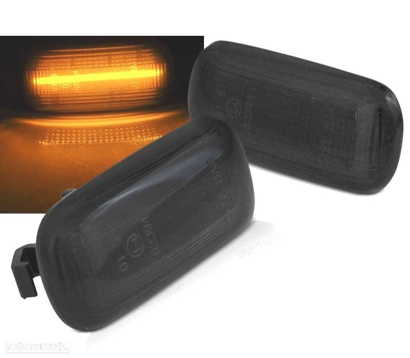 INDICADORES LATERAIS AUDI A4 B6 00-04 A4 B7 04-08 LED FUMADO - 1