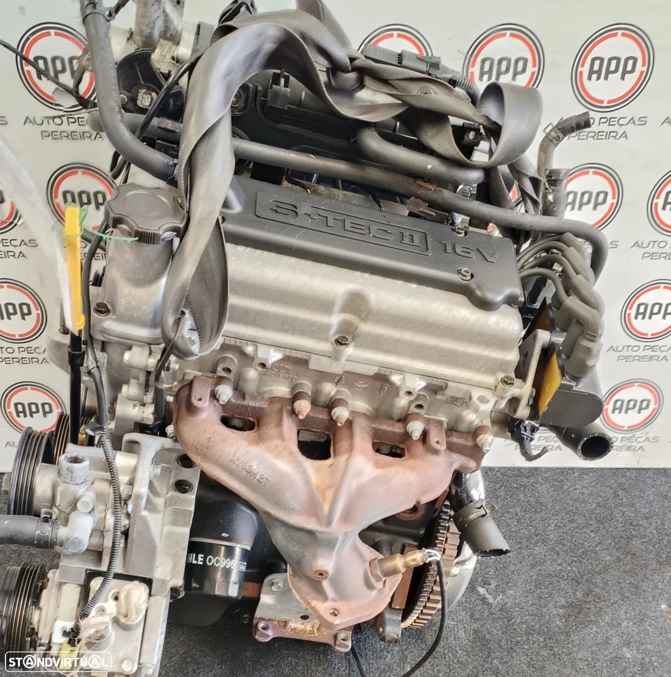 Motor Chevrolet Aveo, 2009, 1.2 16V, GPL, referência B12D1, aproximadamente 128 000 KMS . - 1