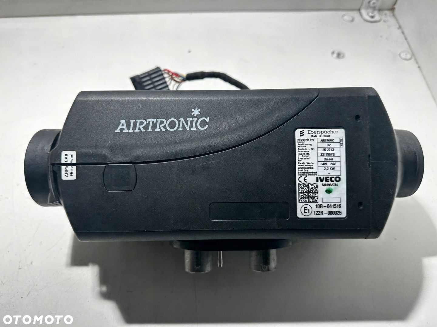 Ogrzewanie Postojowe Webasto Airtronic D2 2.2 KW Iveco Stralis Hi Way - 1
