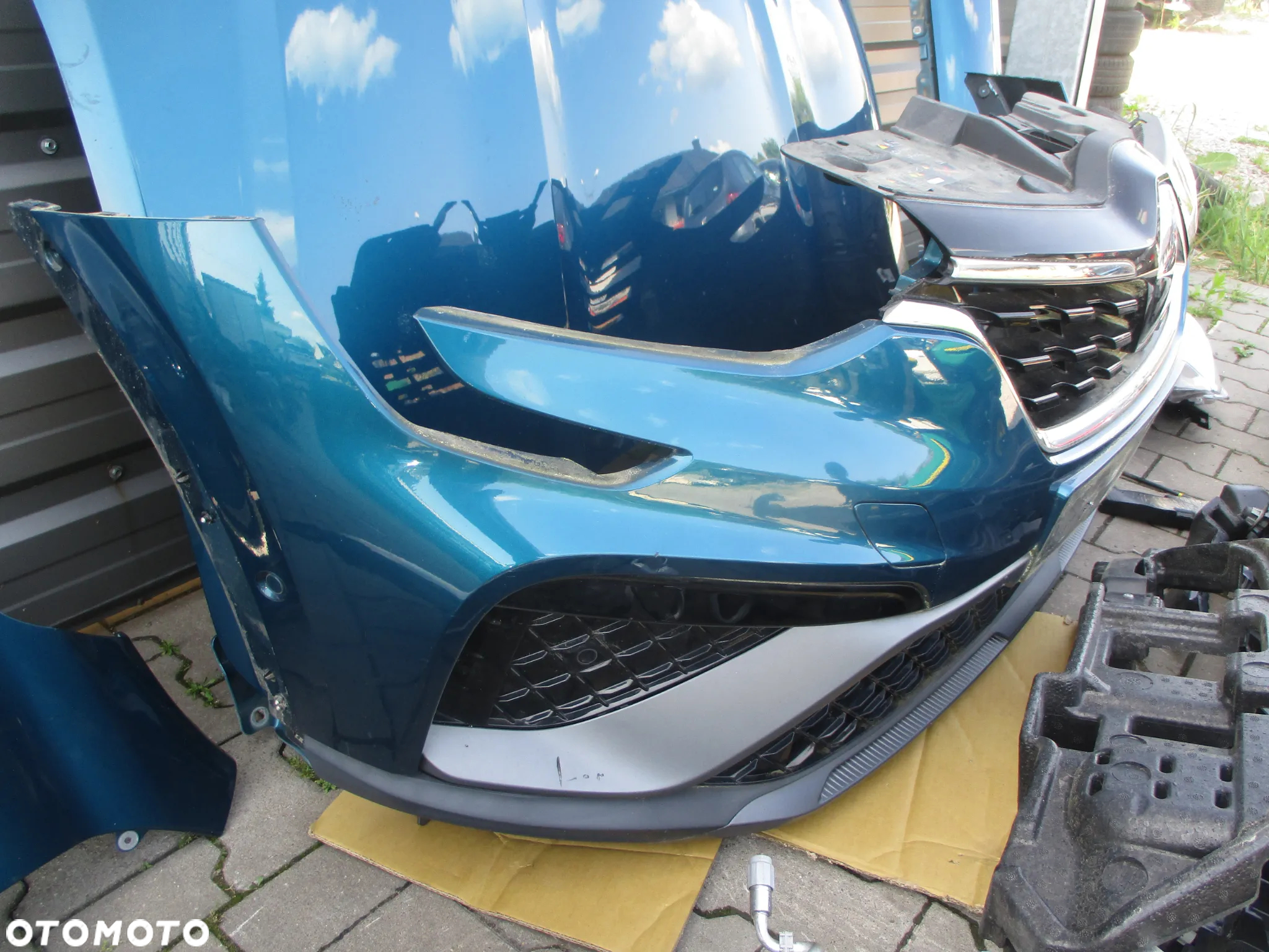 RENAULT ARKANA R.S. LINE 1.6 HYBRID- MASKA ZDERZAK KOMPLETNY PRZÓD Bleu Zanzibar Pearl RRF TERRF - 5