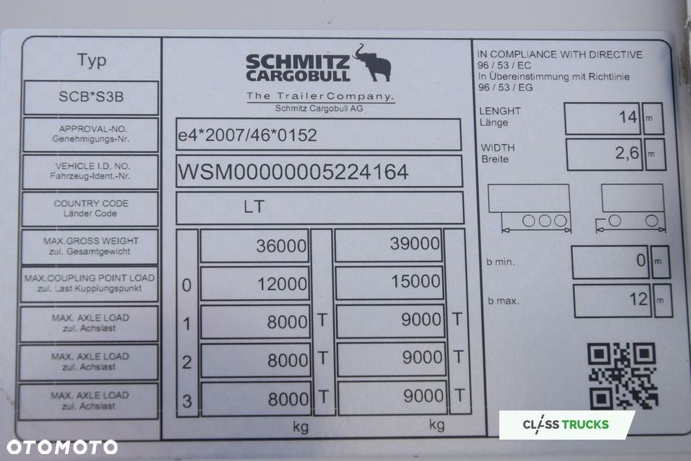 Schmitz Cargobull SKO FP 60 ThermoKing SLXi 300 - 15