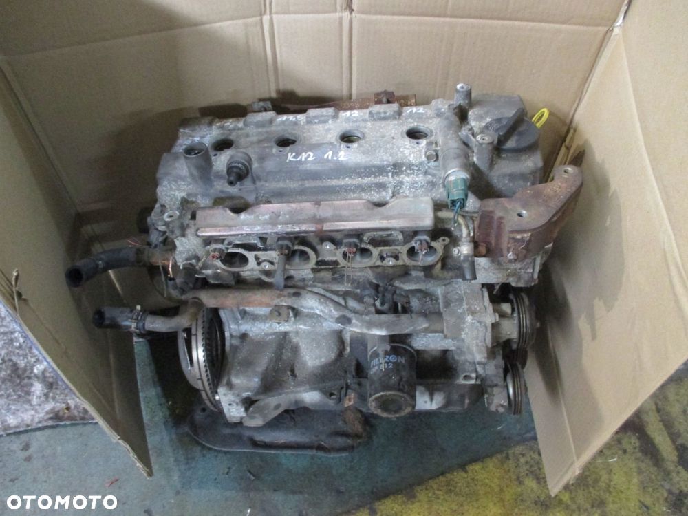 SILNIK SŁUPEK NISSAN MICRA K12 1.2 16V CR12 PRZEBIEG 201 TYŚ. - 1