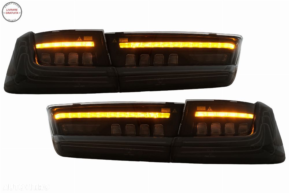 Stopuri LED BMW Seria 3 G20 Sedan (2018-2022) Aspect Laser Negru- livrare gratuita - 7