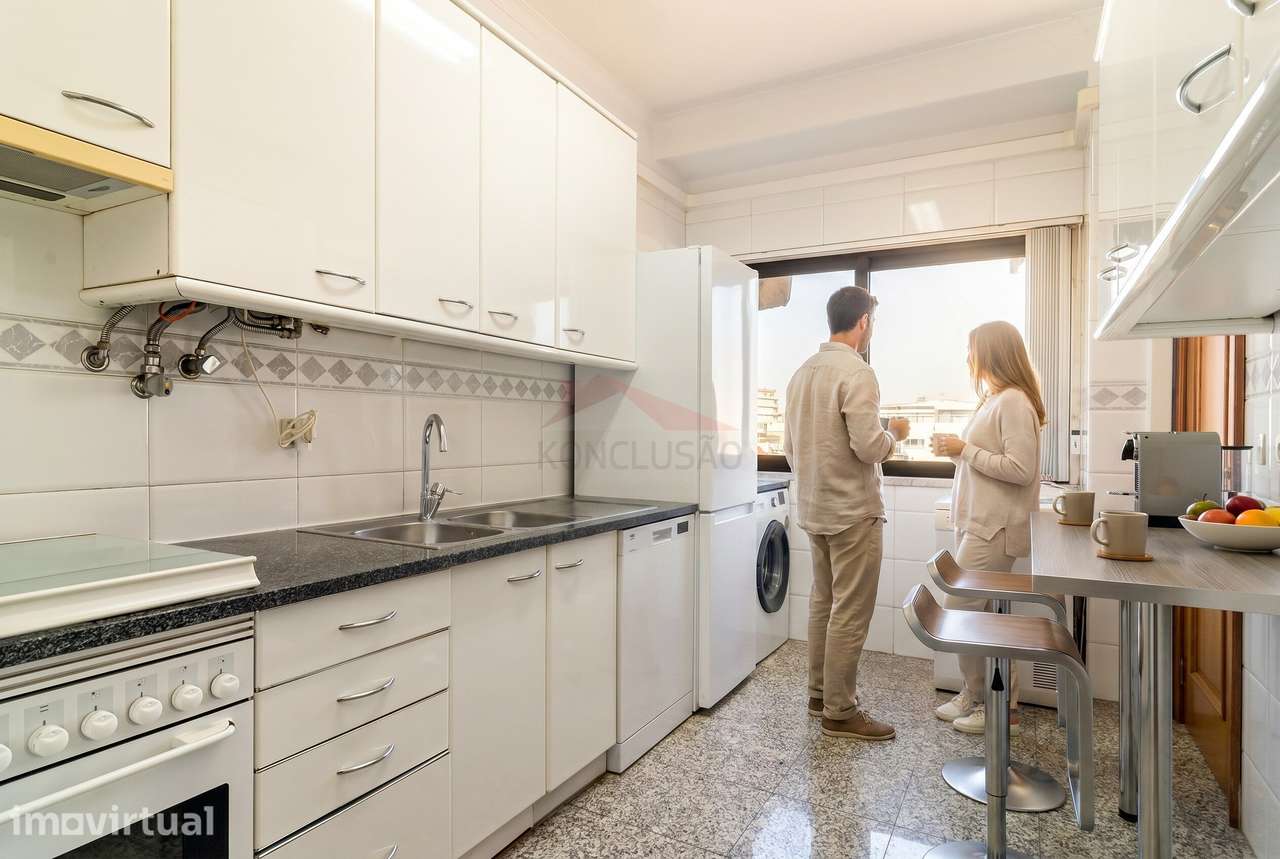 Apartamento T3 com Vista rio, estacionamento e arrecadação - Calçad... - Grande imagem: 5/30