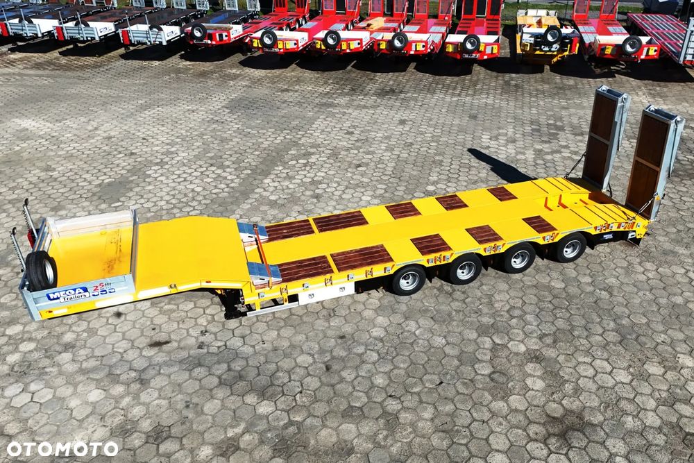 Inny 4 OSIOWA NACZEPA NISKOPODWOZIOWA - ZAGŁĘBIENIE NA ŁYŻKĘ KOPARKI - NAJAZDY HYDRAULICZNE - 27