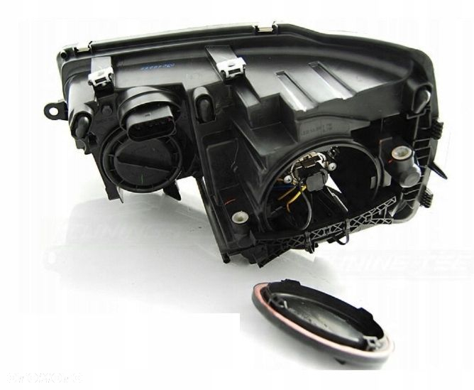Reflektor Lampa kpl LED Soczewka h7 Xenon Look VW Transporter T5 7h Lift 09 - 6