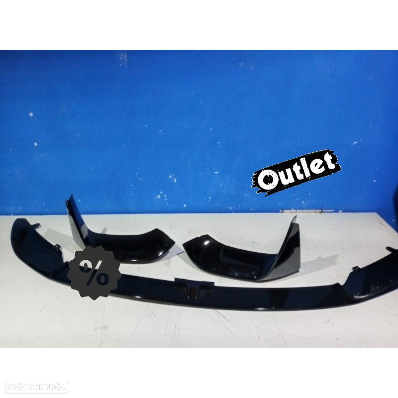 C011011C1 SPOILER LIP FRONTAL BMW F80 M3 F82 F83 M4 14- PRETO BRILHANTE - 5