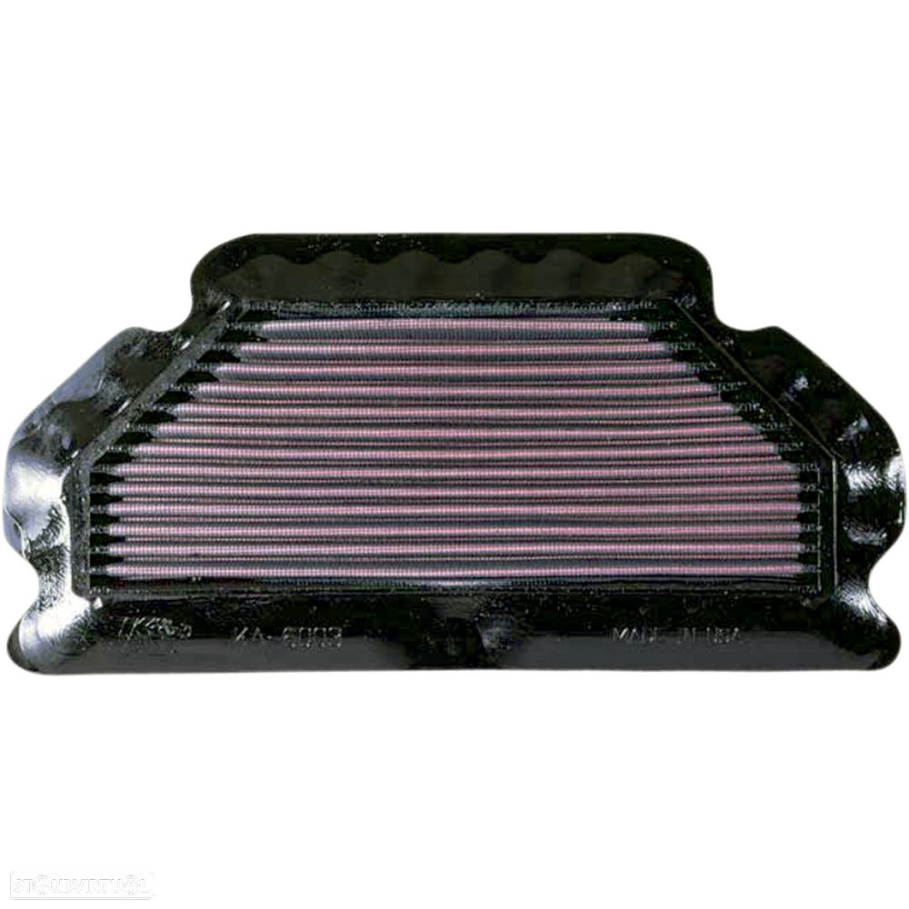filtro de ar desportivo k&n kawasaki zx6r/rr ka-6003 - 1