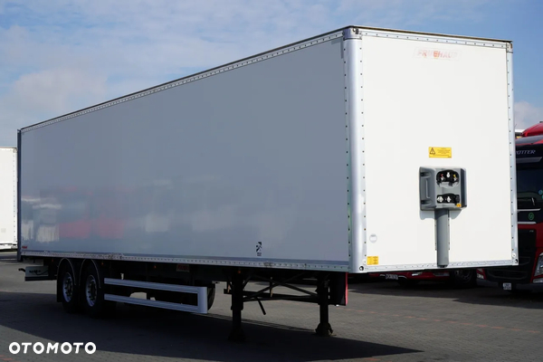Fruehauf KONTENER / KOFFER / 2 OSIE / SAF / BARDZO MOCNA PODŁOGA: SZYNA-DESKA