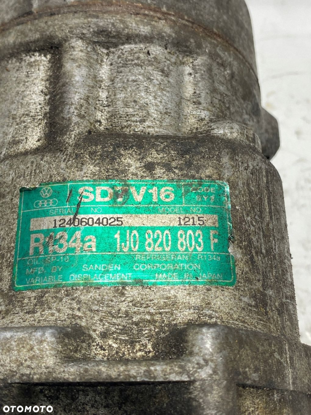 KOMPRESOR SPRĘŻARKA KLIMATYZACJI SEAT LEON I VW GOLF IV A3 8L 1J0820803F - 2