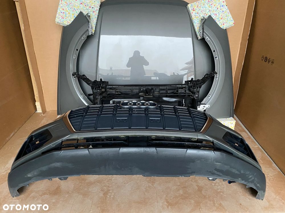 AUDI Q3 83A kompletny przód maska lampy zderzak błotnik pas Z7 Z7 LX7G 28km - 10