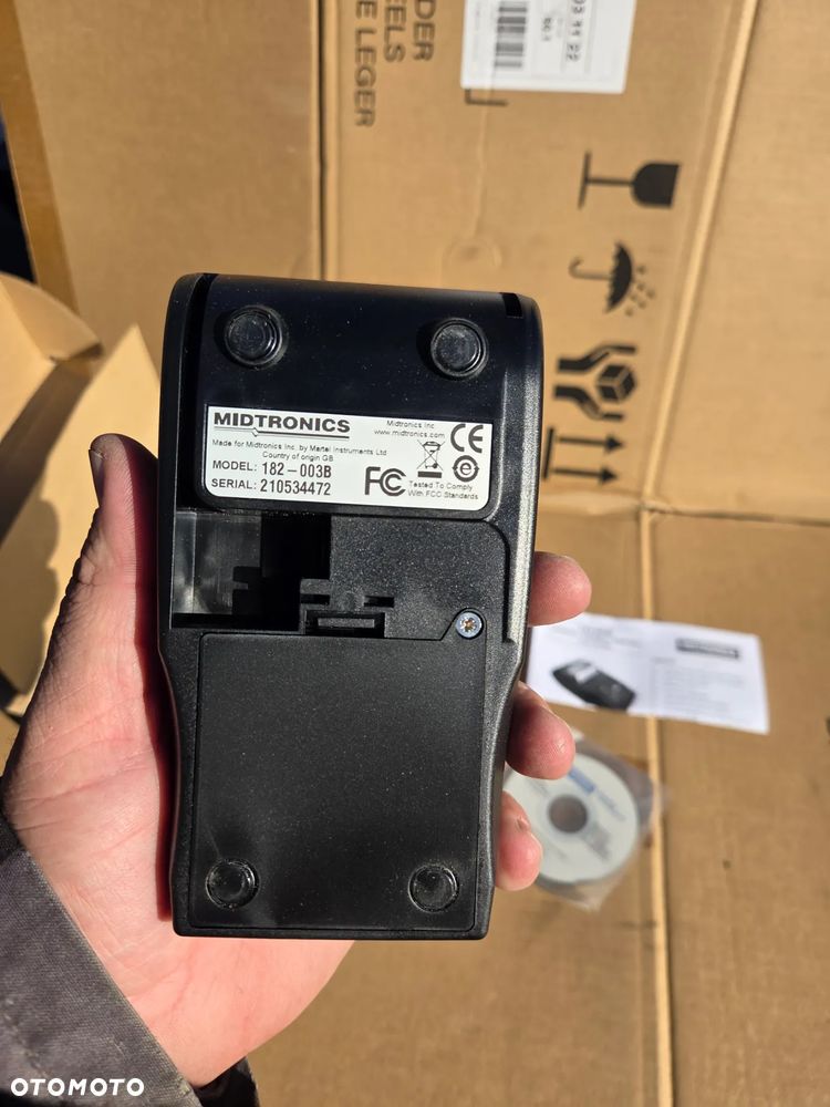 DRUKARKA DO TESTERA AKUMULATORA Baterii Citroen DS Opel Peugeot PSA 9776EK Midtronics 182-003B IR/RS232 THERMAL PRINTER - 3