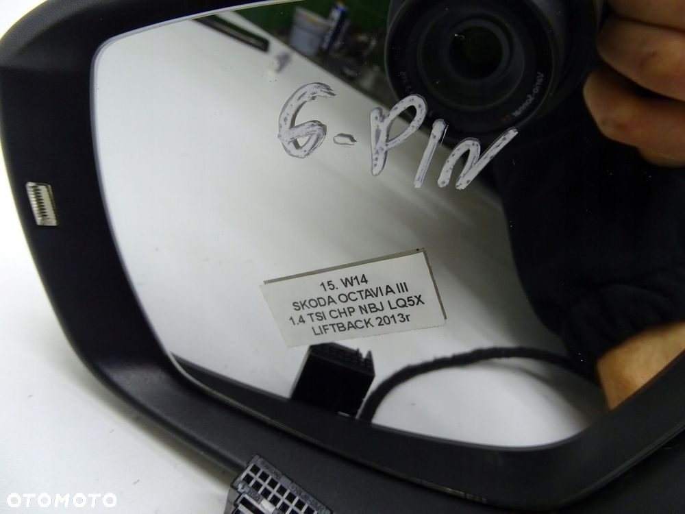 LUSTERKO LEWE LEWY PRZÓD PRZEDNIE SKODA OCTAVIA III LQ5X 6 PIN - 9