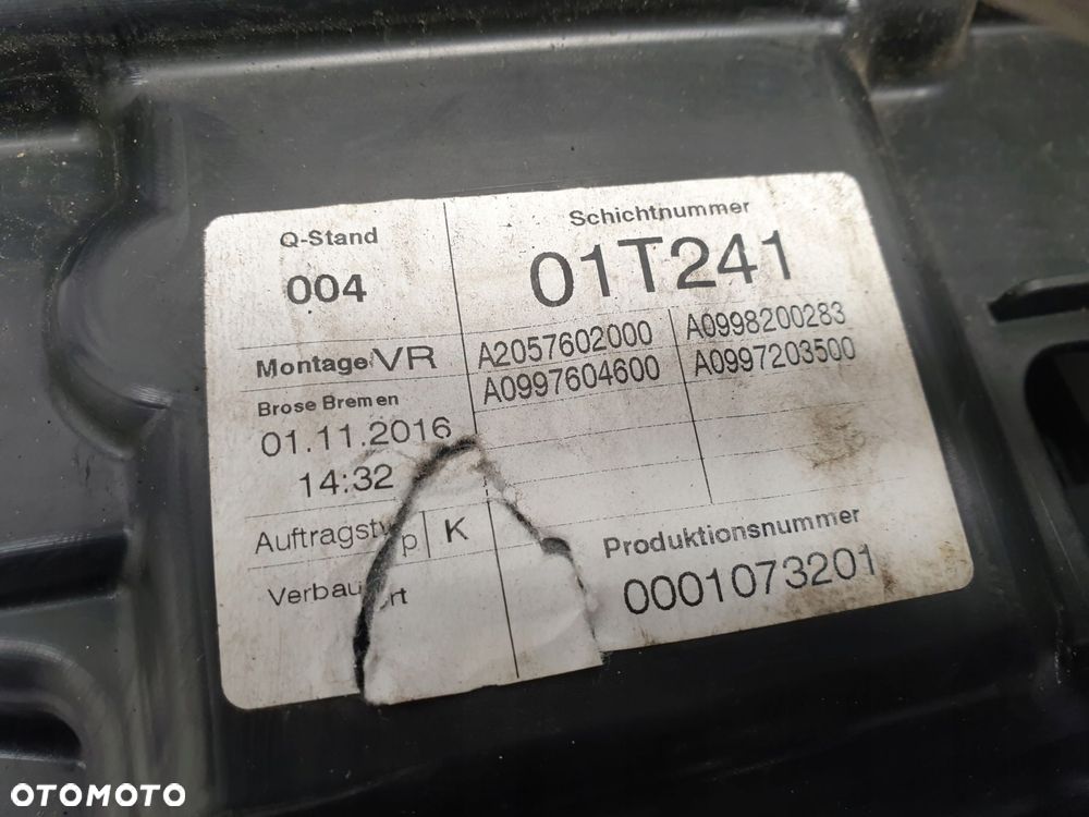 Mercedes A205 W205 ZAMEK PRZEDNICH DRZWI prawy - 3