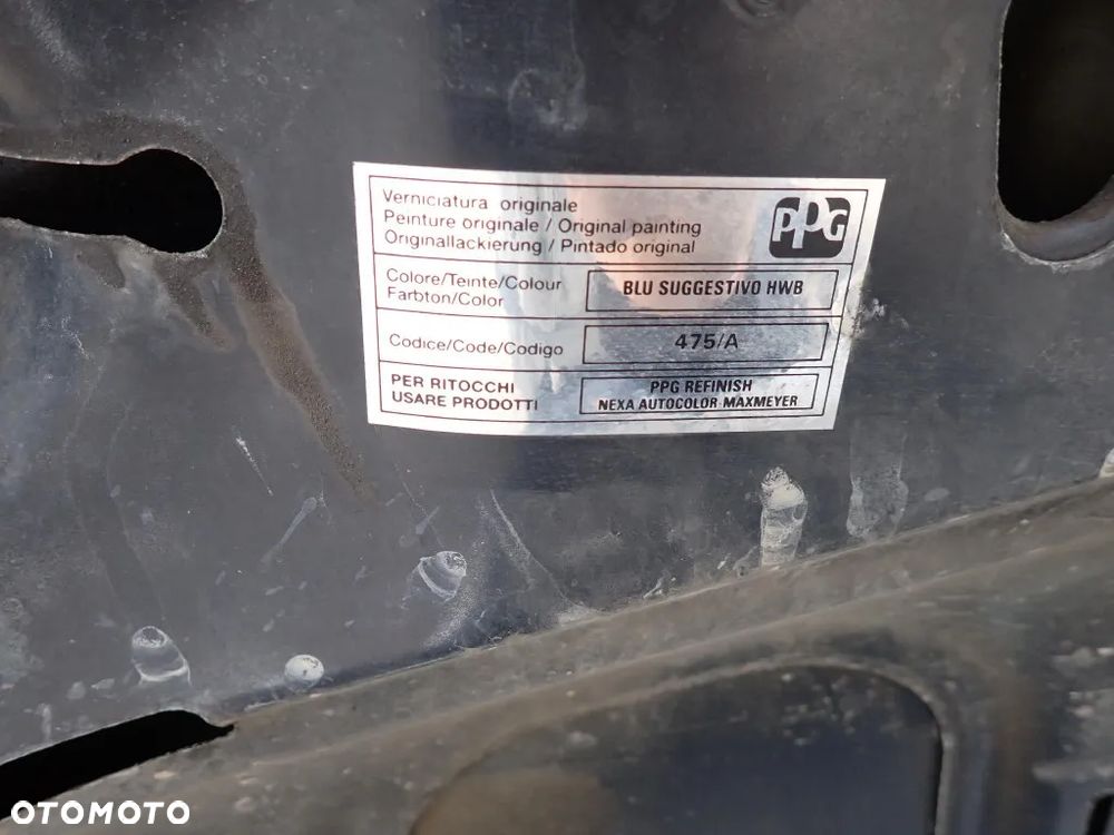 CZĘSCI - Fiat Grande Punto 1,3JTD 75KM 199A2000 HB 3D 5B LAKIER 475/A 2006r. INDEX - 9423 - 6