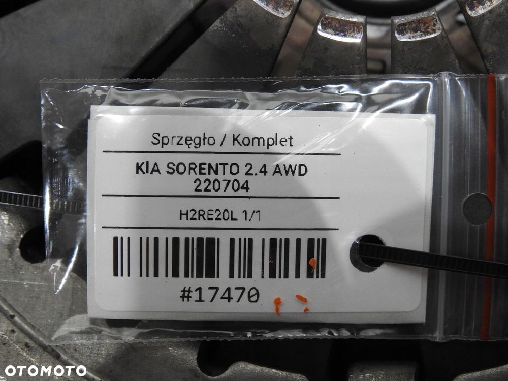 SPRZĘGŁO TARCZA DOCISK KIA SORENTO I 2.4 B - 11