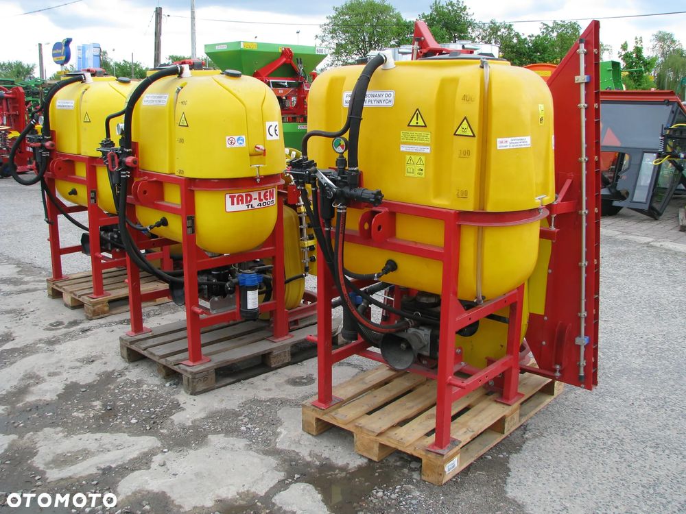 Tolmet Opryskiwacz przyczepiany polowy Biardzki 329/29 1500 litrów / opryskiwacz sadowniczy przyczepiany "Ślęza" TL1000S Tad-Len, Opryskiwacz sadowniczy zawieszany 200/400 Litrów TL400S TAD-LEN z przystawką wentylatorową 4028, Opryskiwacz zawieszany polowy 200,300,400,600,800 litrów Biardzki i Tad-Len - 4