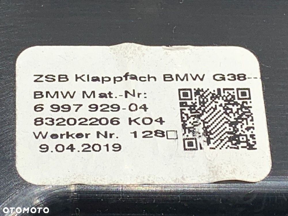 SCHOWEK KIEROWCY  BMW 5 (G30, F90) 2016 - 2022 530 e Plug-in-Hybrid 135 kW [184 KM] Hybryda silnik - 5