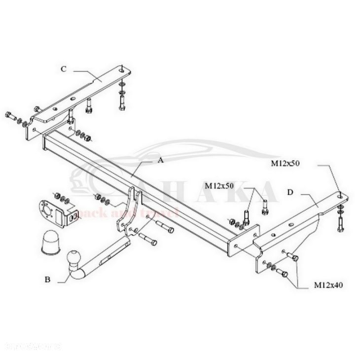 Hak Holowniczy Odkręcany Do Jeep Grand Cherokee Zj Zg 1993-1999 - 5