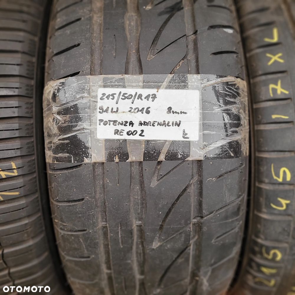 215/50R17 91W - BRIDGESTONE POTENZA ADRENALIN RE002 - 8mm - 1
