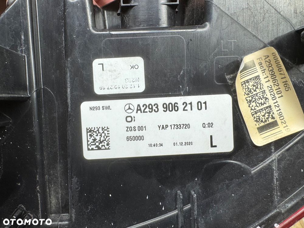Tylna lewa lampa Mercedes eqc 293 - 3