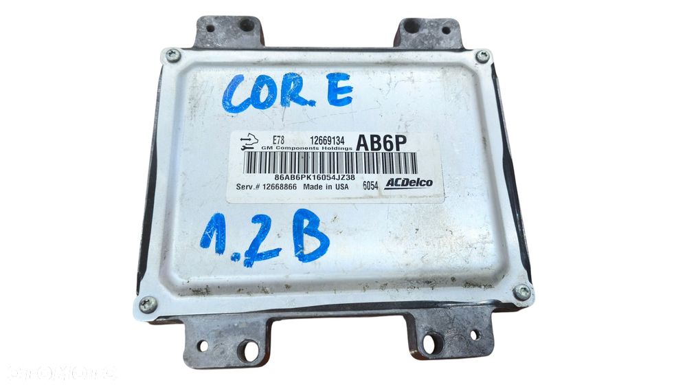 OPEL CORSA E 17r 1.2 KOMPUTER STEROWNIK SILNIKA 12669134
