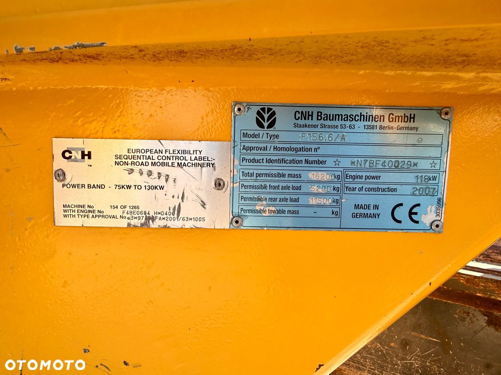 New Holland O&K F156.5 równiarka 2007  zrywak 7590h, IMPORT Niemcy - 14